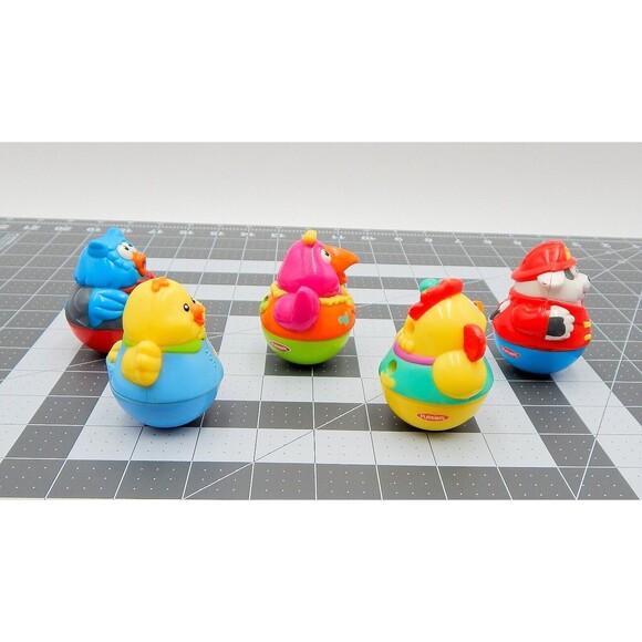 Hasbro Playskool Weebles Wobble Dressed Birds Fireman Dalmatian 2003 - Picture 5 of 13